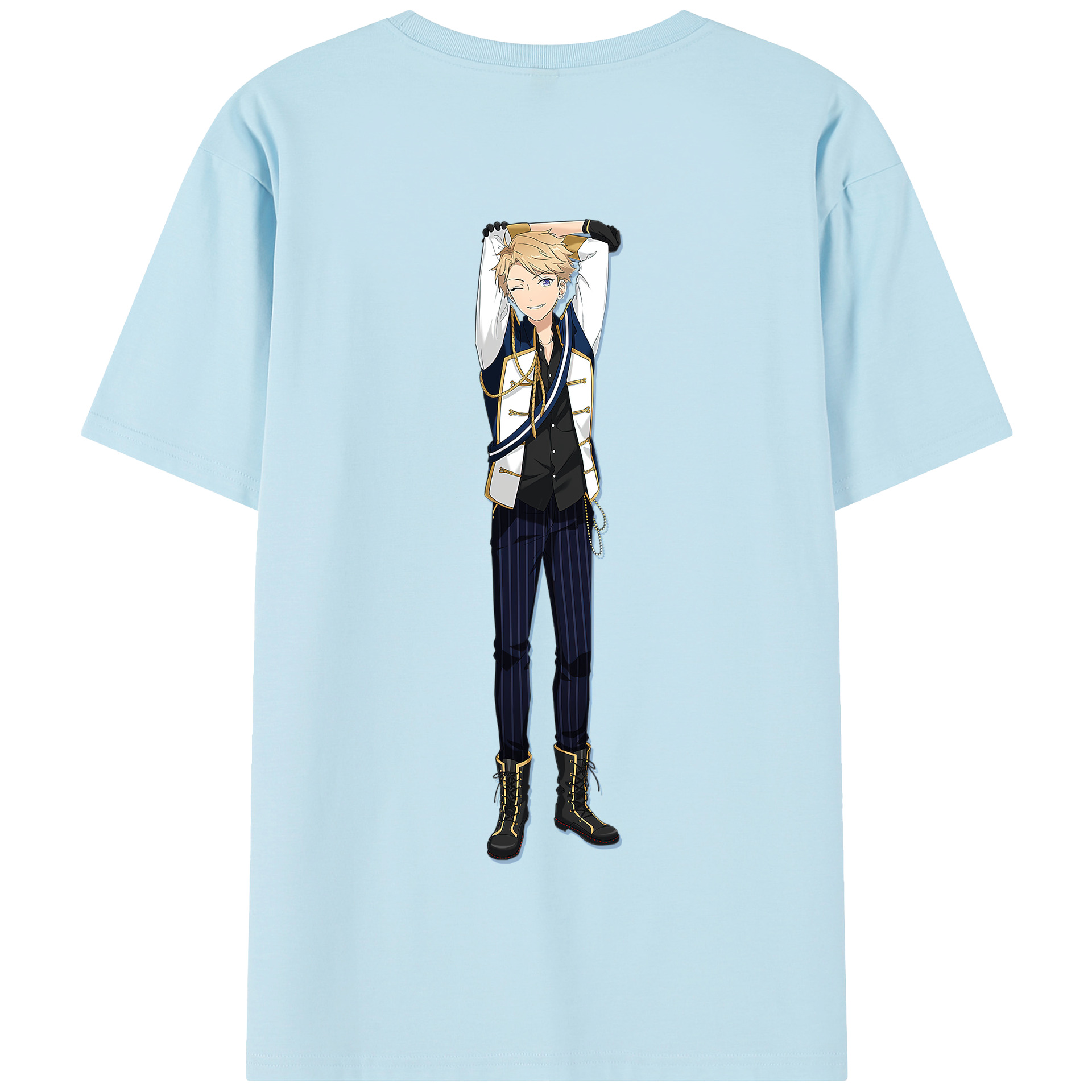 （画像用） あんさんぶるスターズ! Ensemble Stars 綿100％半袖Tシャツ（背面プリント）